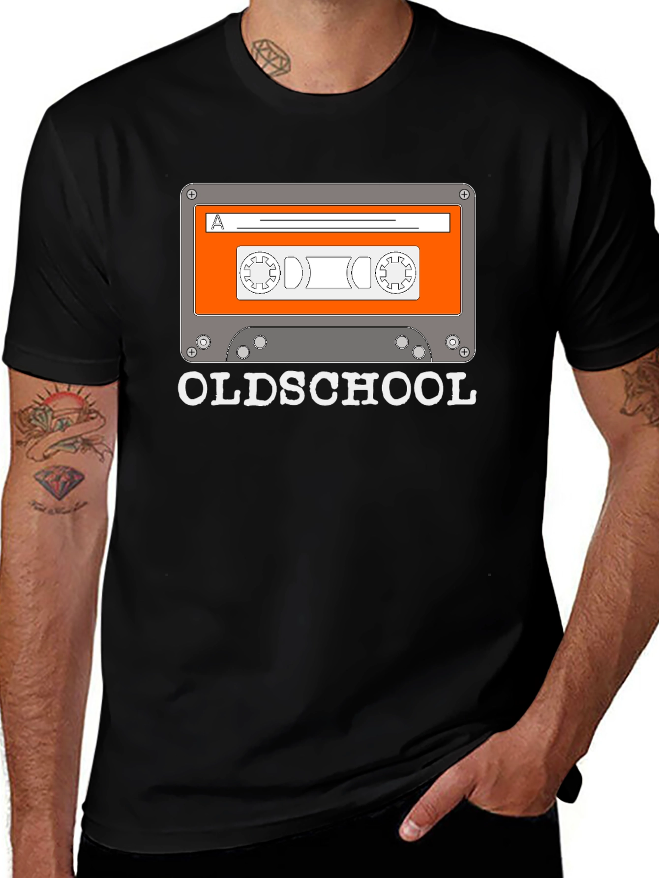 Oldschool Cassette Tape Graphic T-Shirt