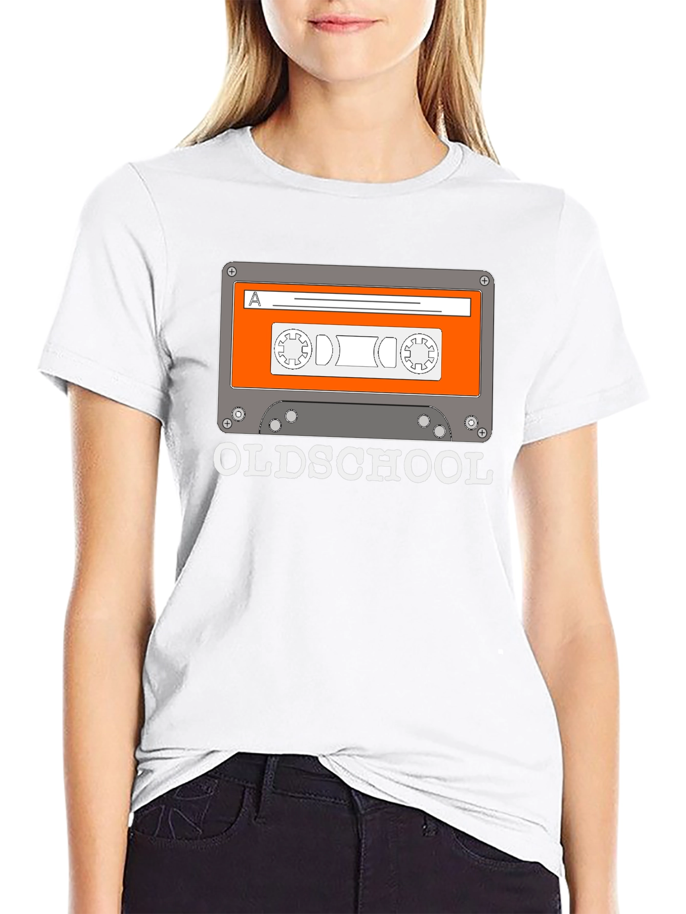 Oldschool Cassette Tape Graphic T-Shirt