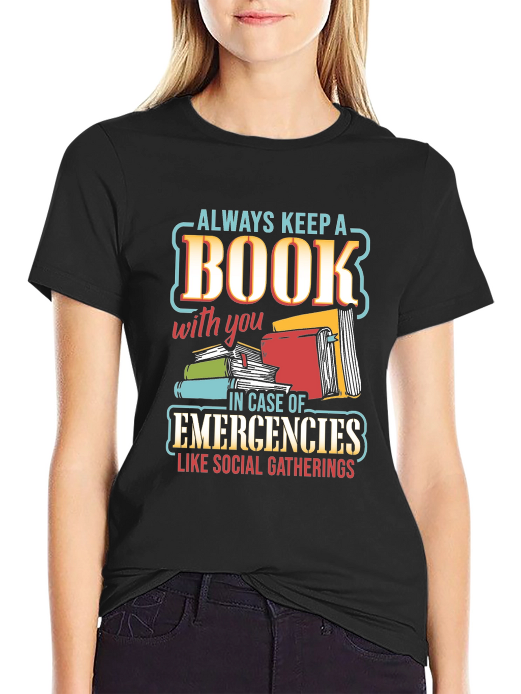 Book Lover T-Shirt - Always Keep A Book