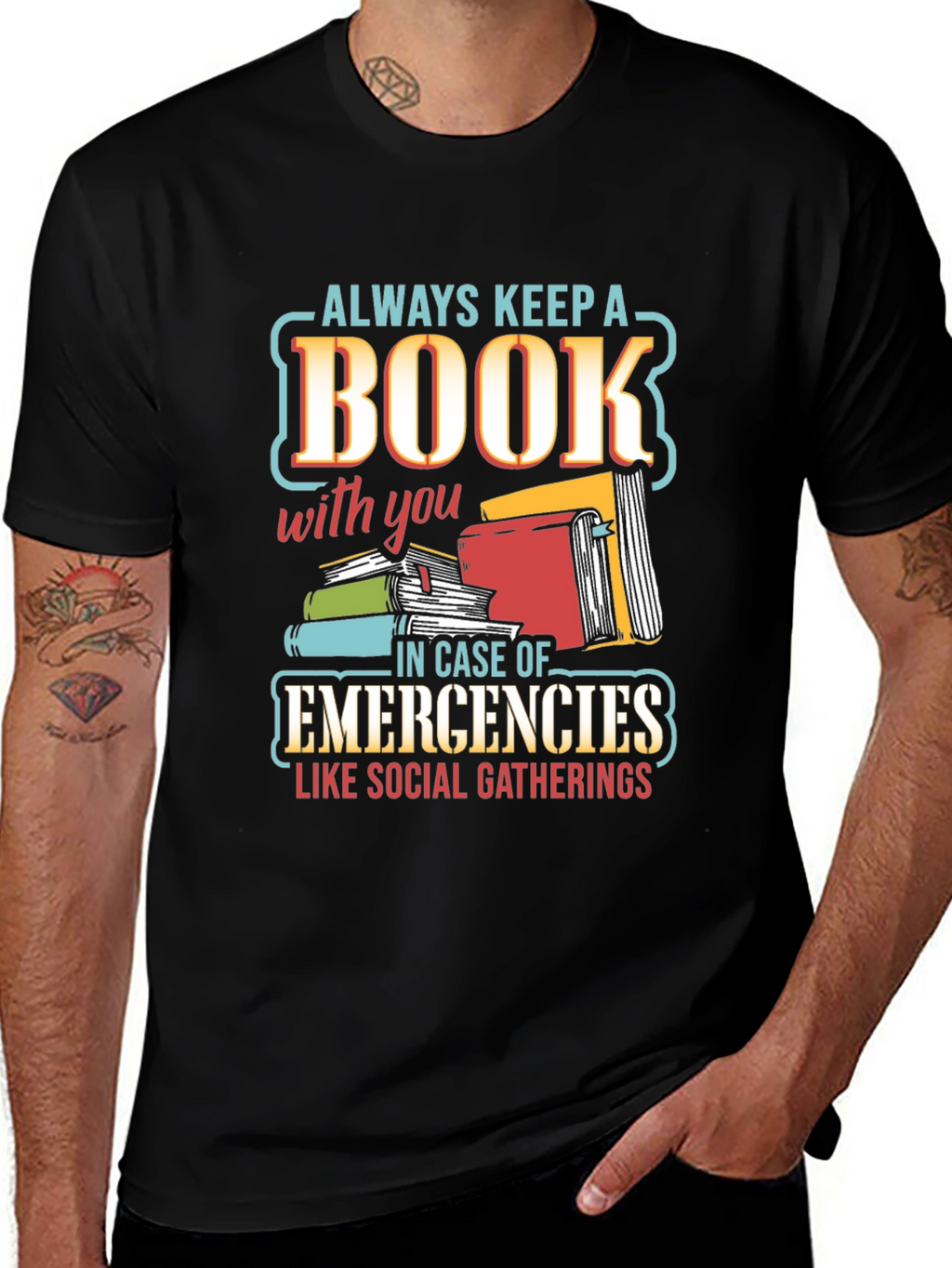 Book Lover T-Shirt - Always Keep A Book