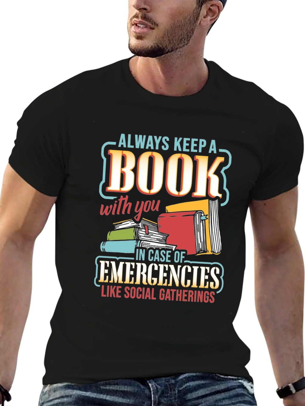 Book Lover T-Shirt - Always Keep A Book