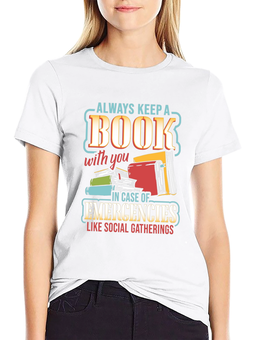 Book Lover T-Shirt - Always Keep A Book