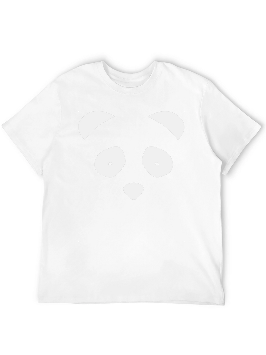 Panda Face Graphic Print T-Shirt