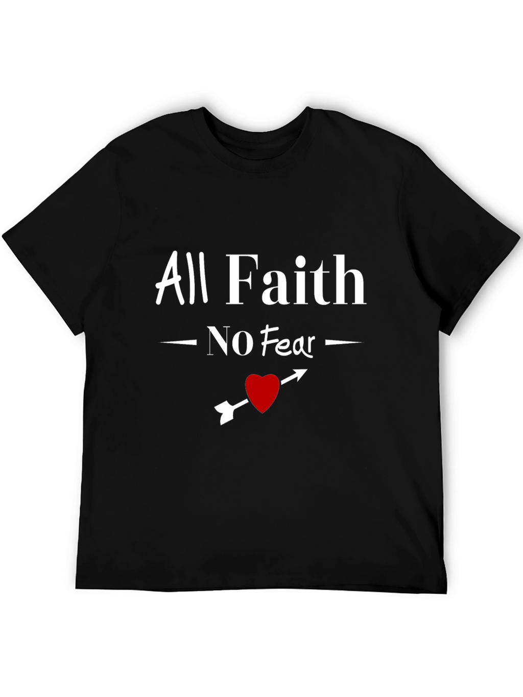 Faith Over Fear Graphic Tee - Stylish Christian Apparel