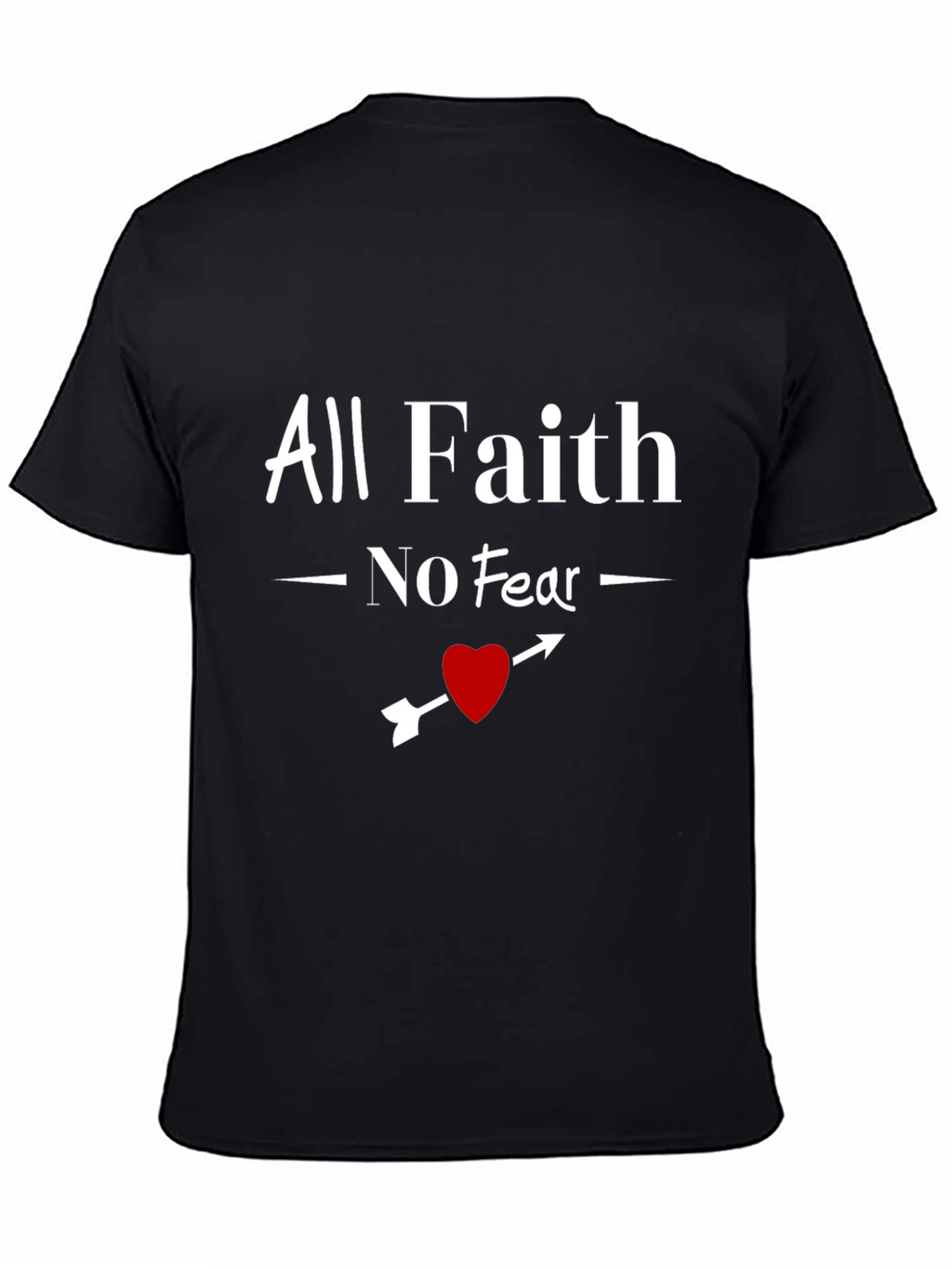 Faith Over Fear Graphic Tee - Stylish Christian Apparel