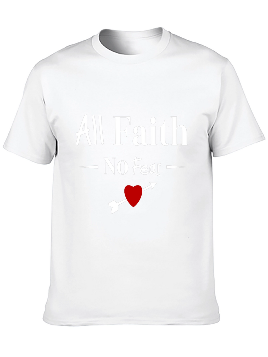 Faith Over Fear Graphic Tee - Stylish Christian Apparel