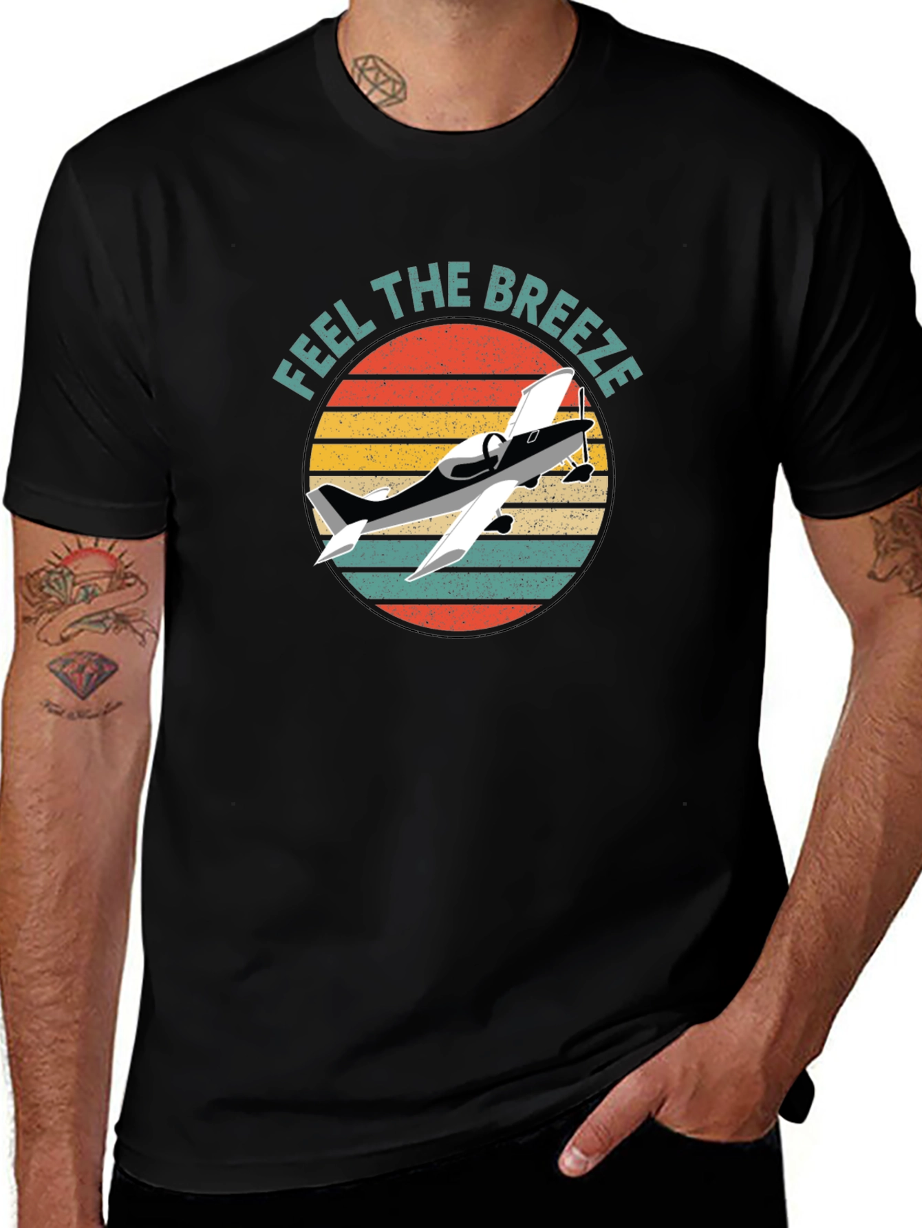 Feel the Breeze Airplane T-Shirt