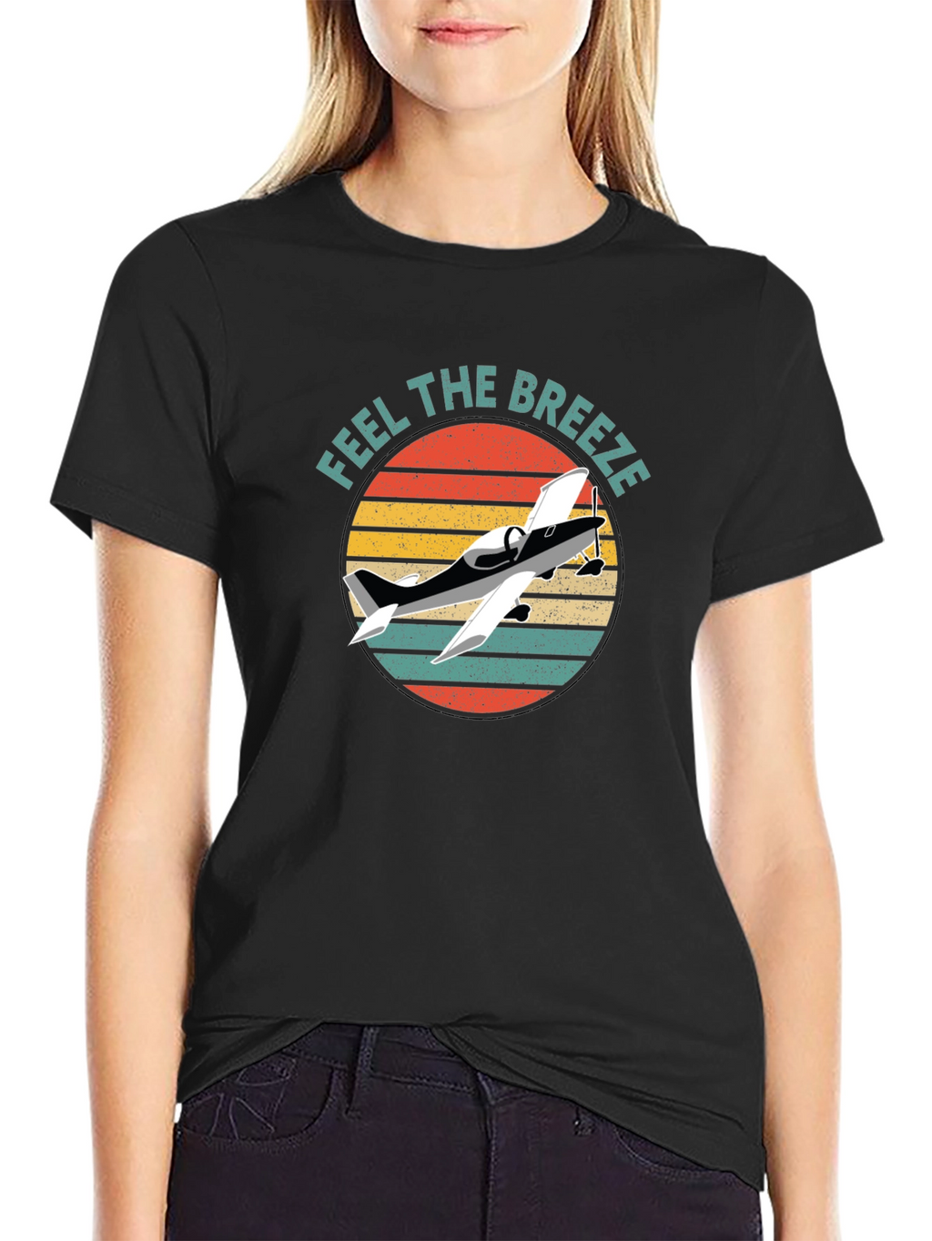 Feel the Breeze Airplane T-Shirt
