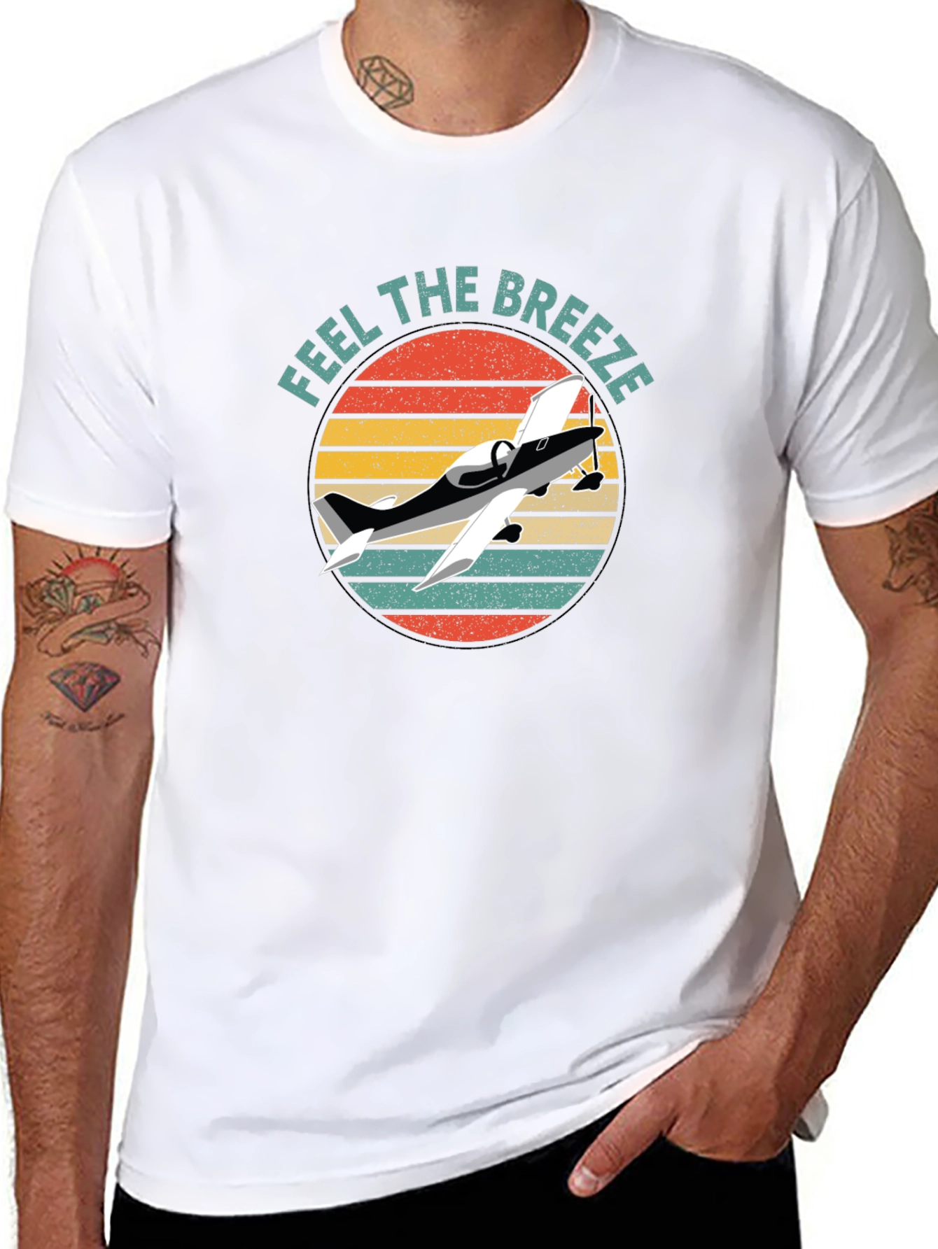 Feel the Breeze Airplane T-Shirt