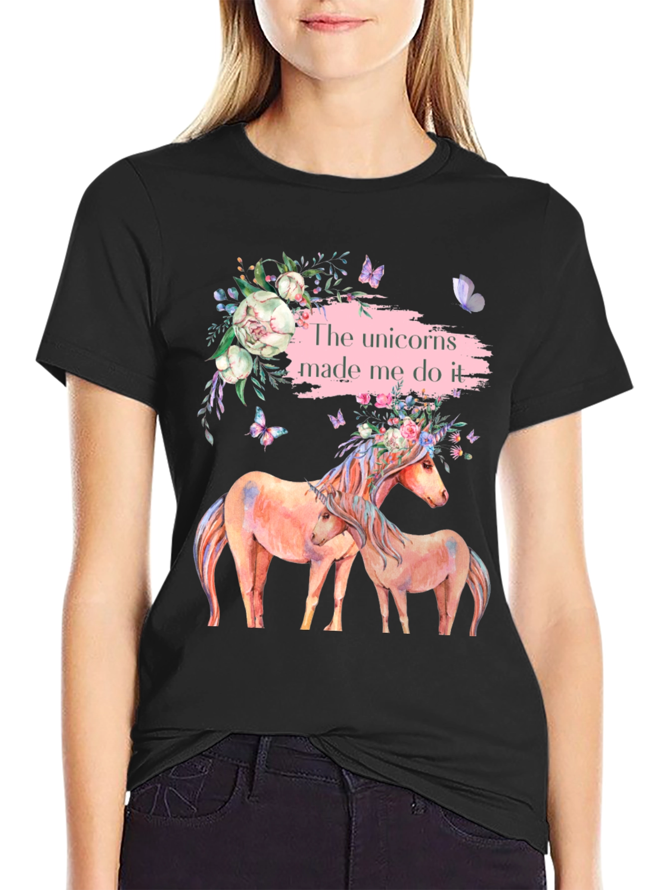 Unicorns Made Me Do It T-Shirt