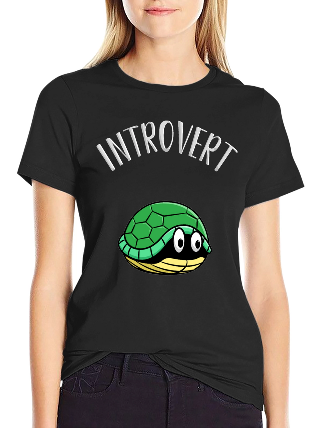 Introvert Turtle T-Shirt Funny Graphic Tee
