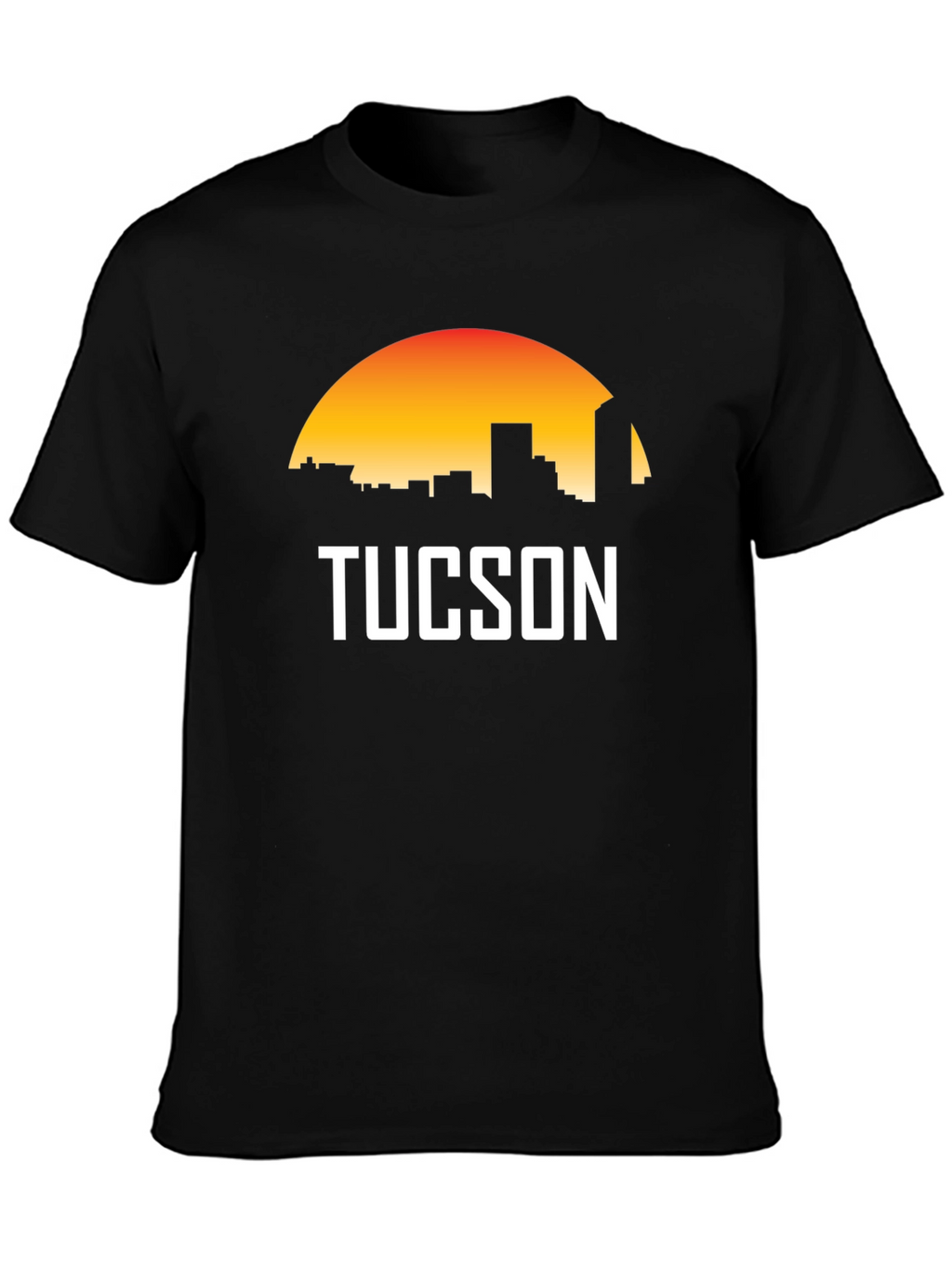 Tucson Skyline Graphic T-Shirt - Black