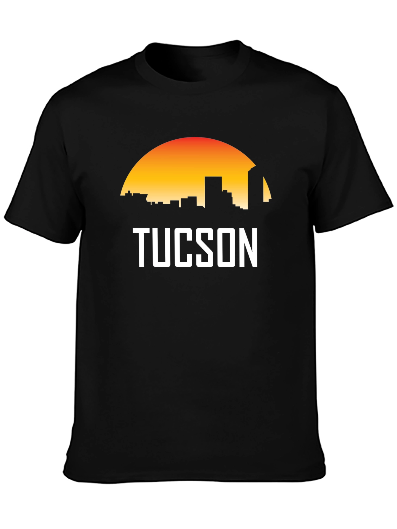 Tucson Skyline Graphic T-Shirt - Black