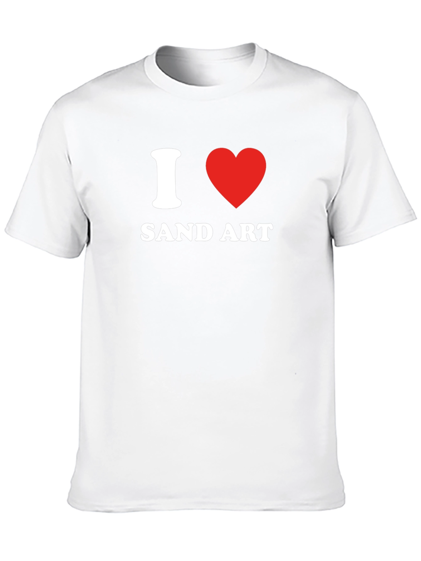 I Love Sand Art T-Shirt - Graphic Tee