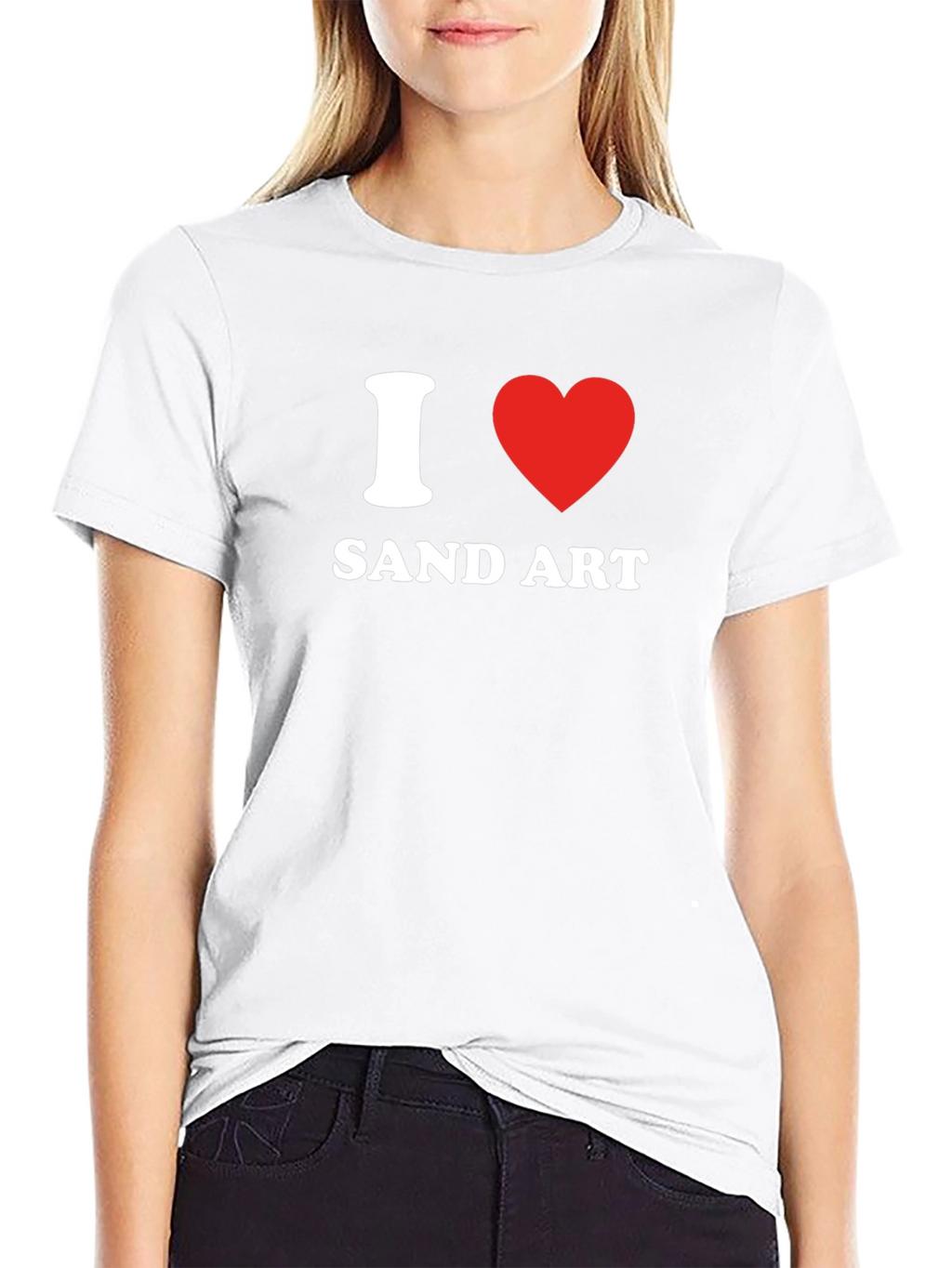 I Love Sand Art T-Shirt - Graphic Tee