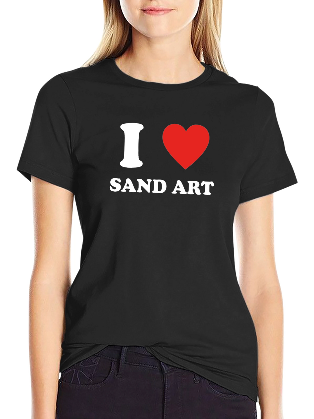 I Love Sand Art T-Shirt - Graphic Tee