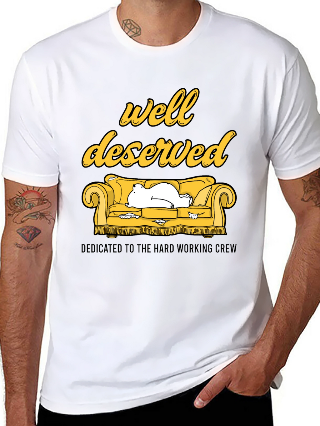 Well Deserved Crew T-Shirt - Comfortable Relaxed Fit