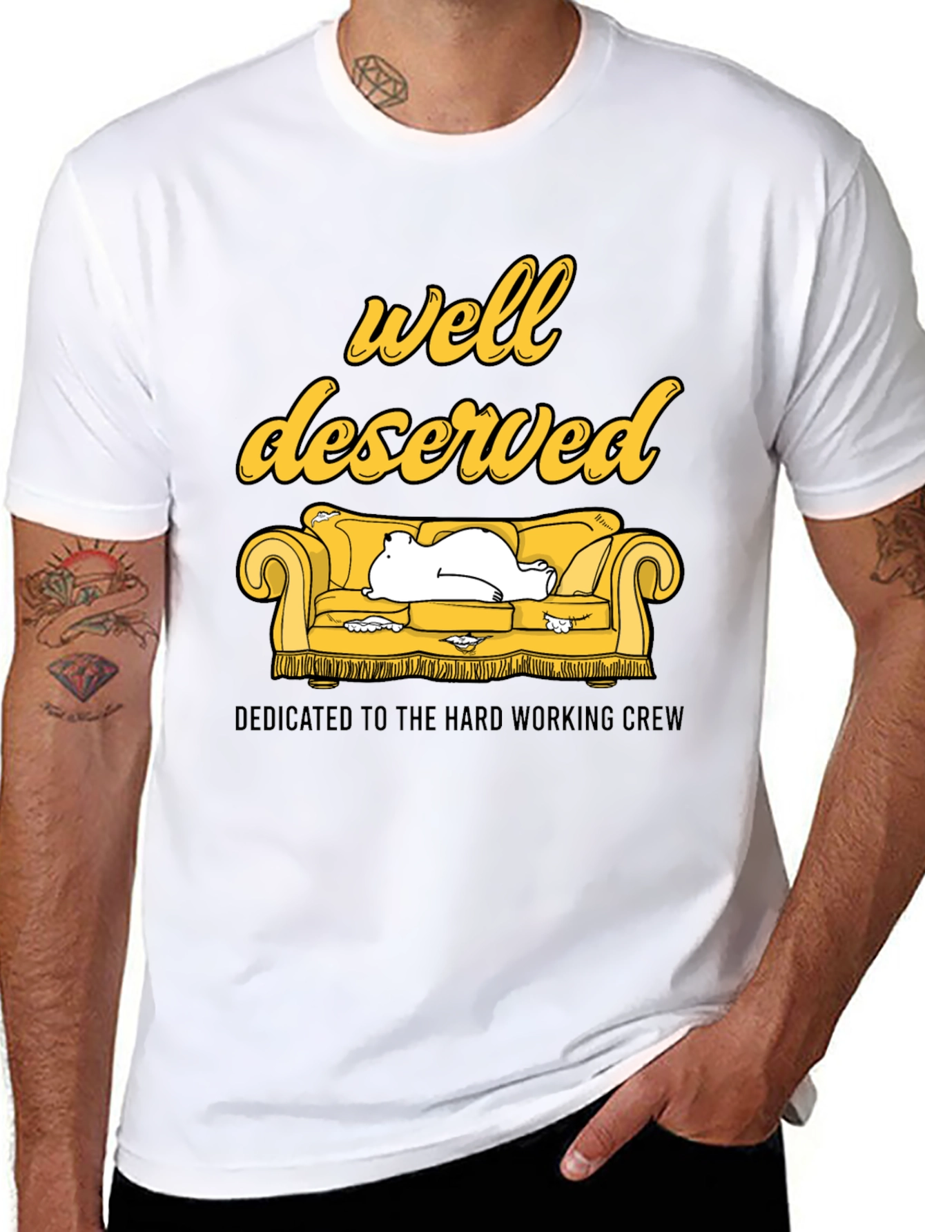 Well Deserved Crew T-Shirt - Comfortable Relaxed Fit