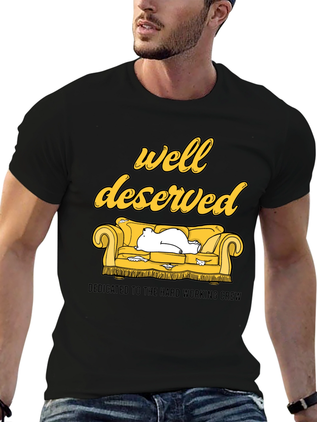 Well Deserved Crew T-Shirt - Comfortable Relaxed Fit