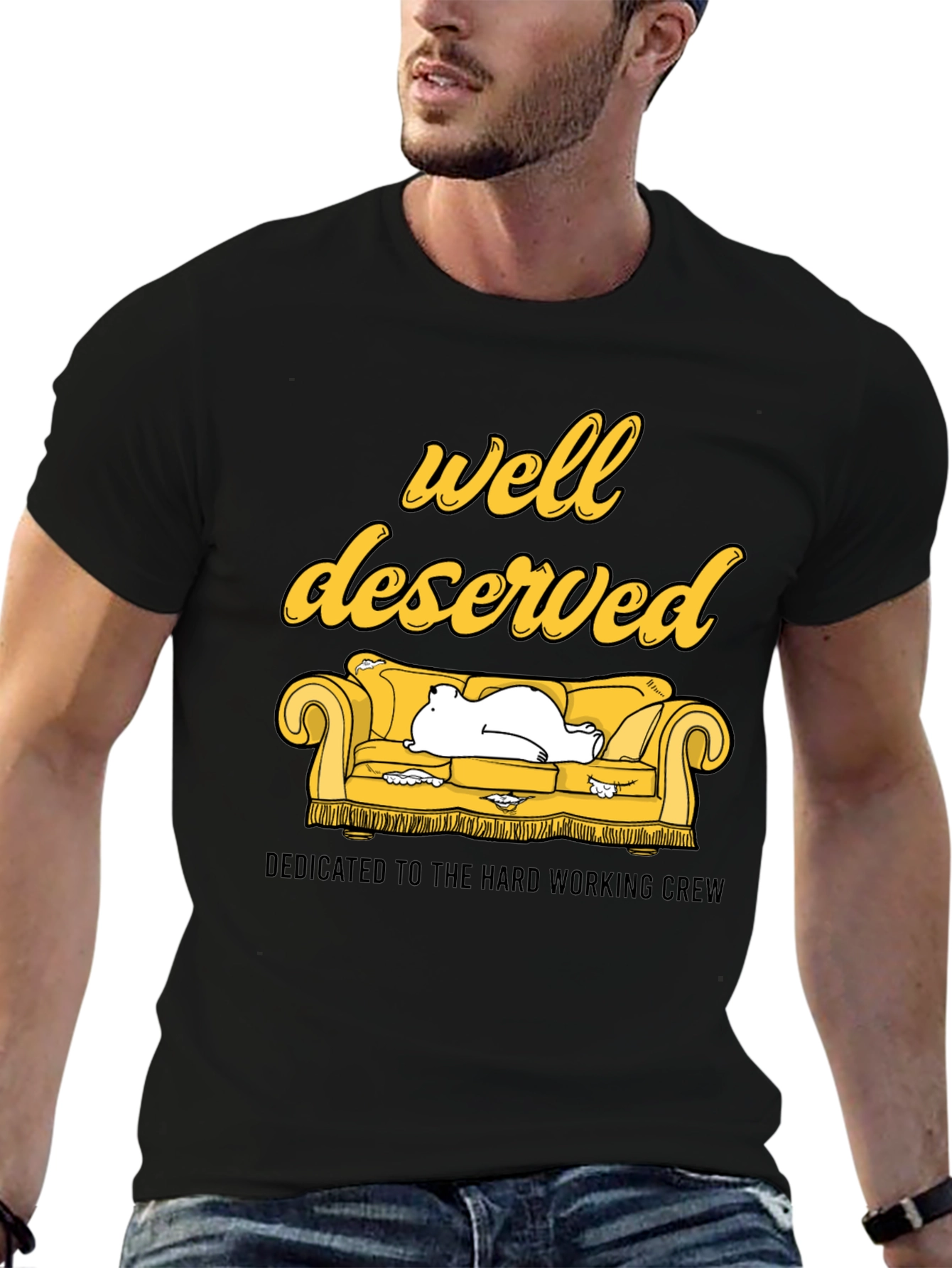 Well Deserved Crew T-Shirt - Comfortable Relaxed Fit