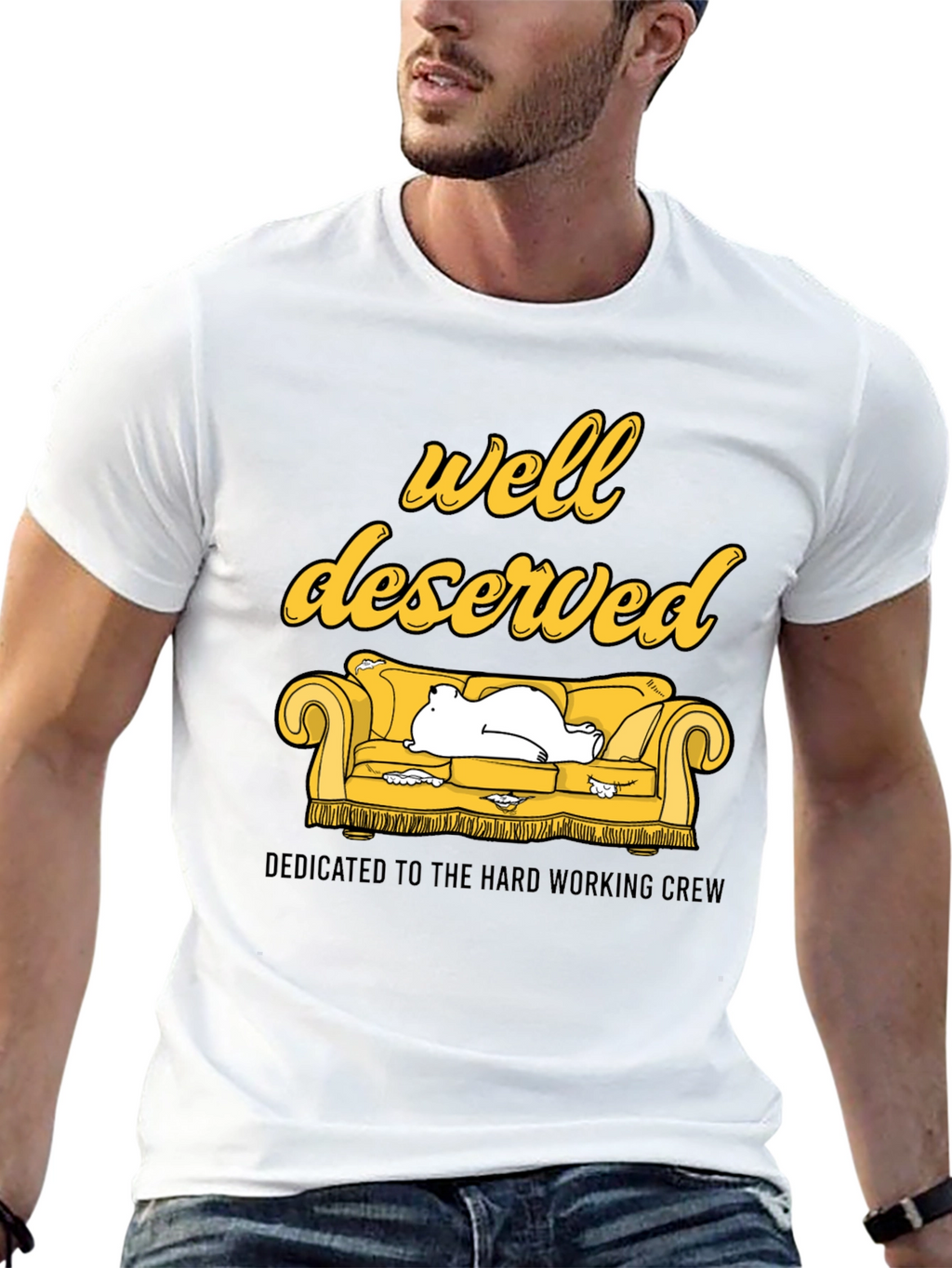 Well Deserved Crew T-Shirt - Comfortable Relaxed Fit