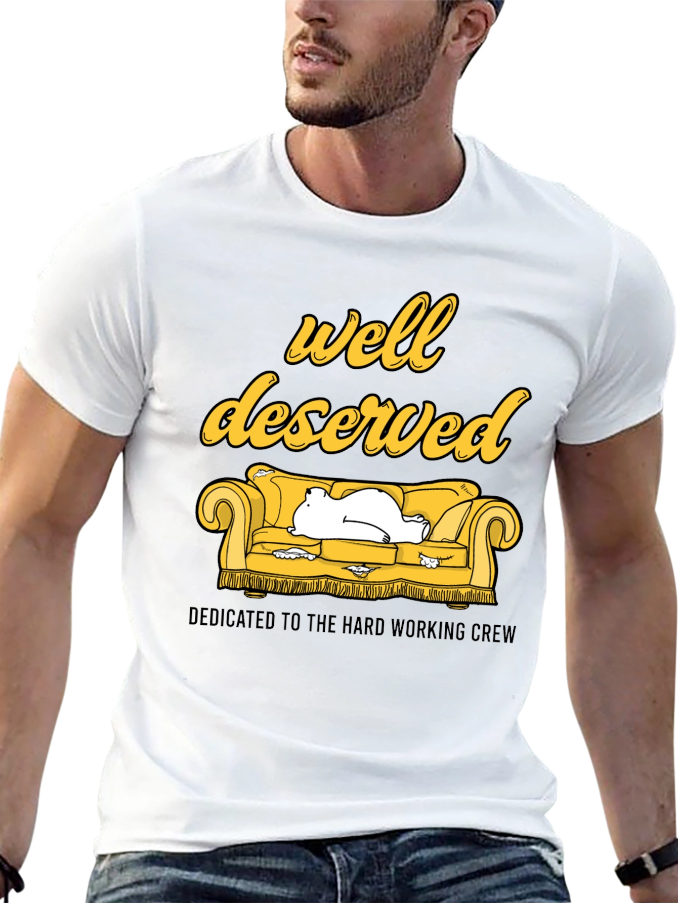 Well Deserved Crew T-Shirt - Comfortable Relaxed Fit