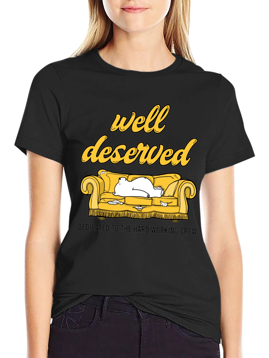 Well Deserved Crew T-Shirt - Comfortable Relaxed Fit