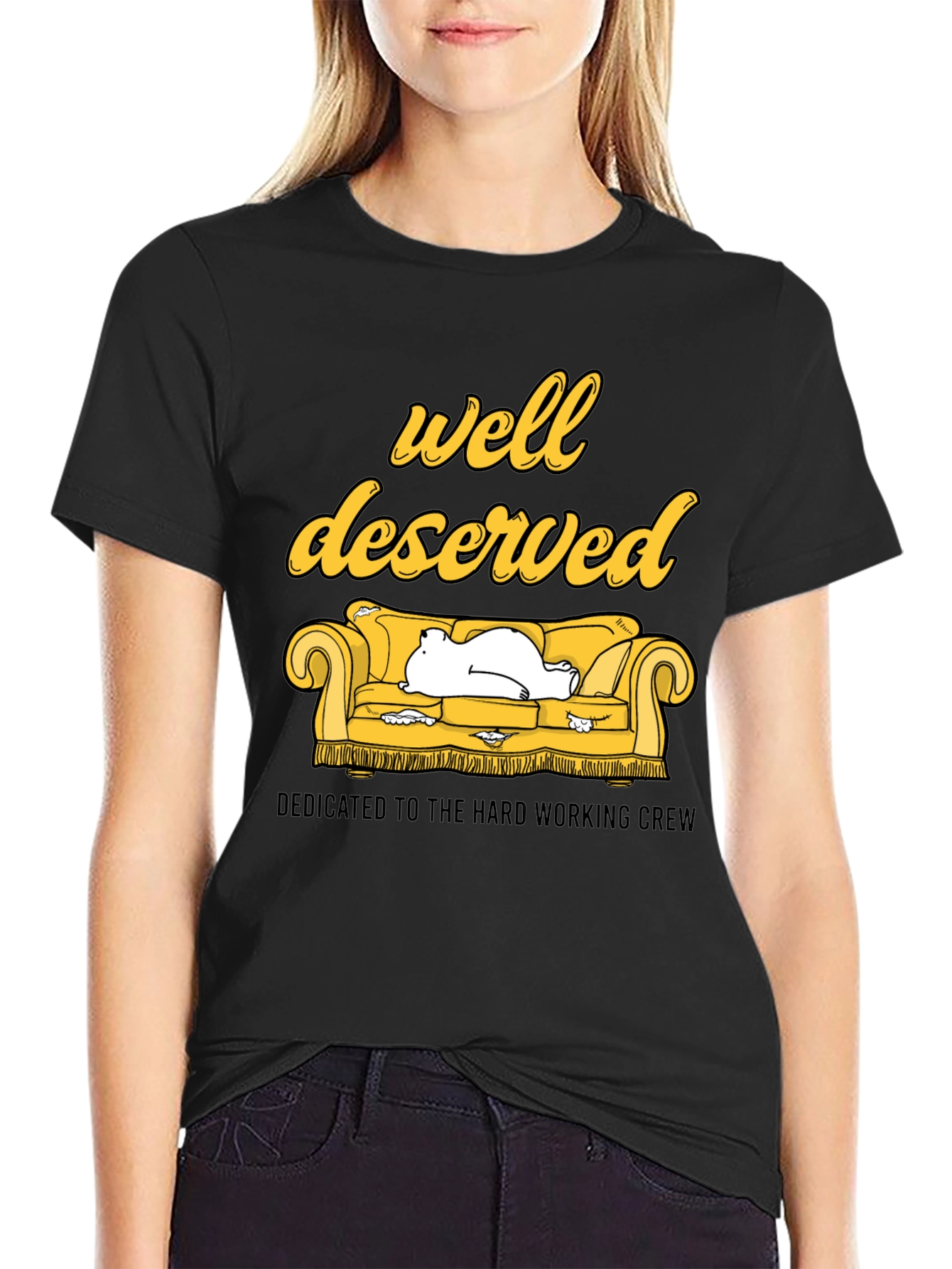 Well Deserved Crew T-Shirt - Comfortable Relaxed Fit