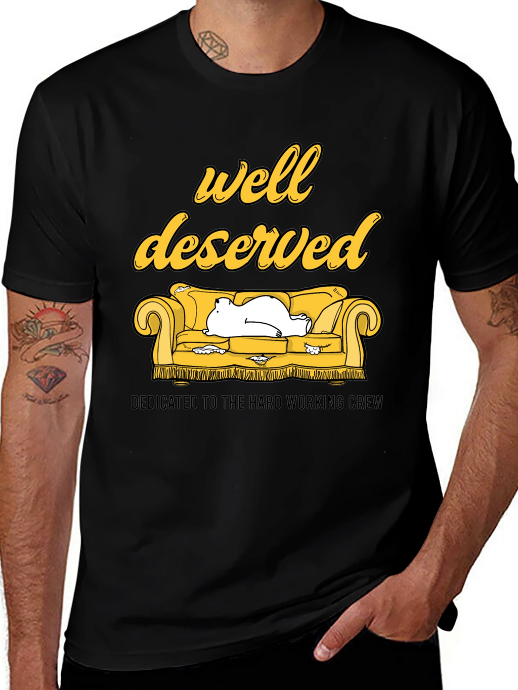 Well Deserved Crew T-Shirt - Comfortable Relaxed Fit