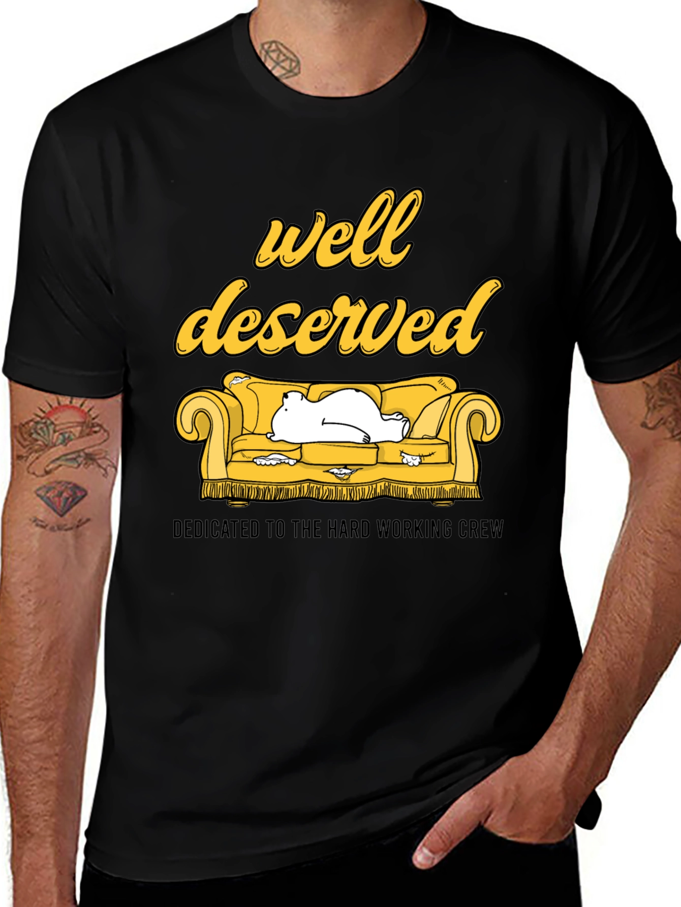 Well Deserved Crew T-Shirt - Comfortable Relaxed Fit