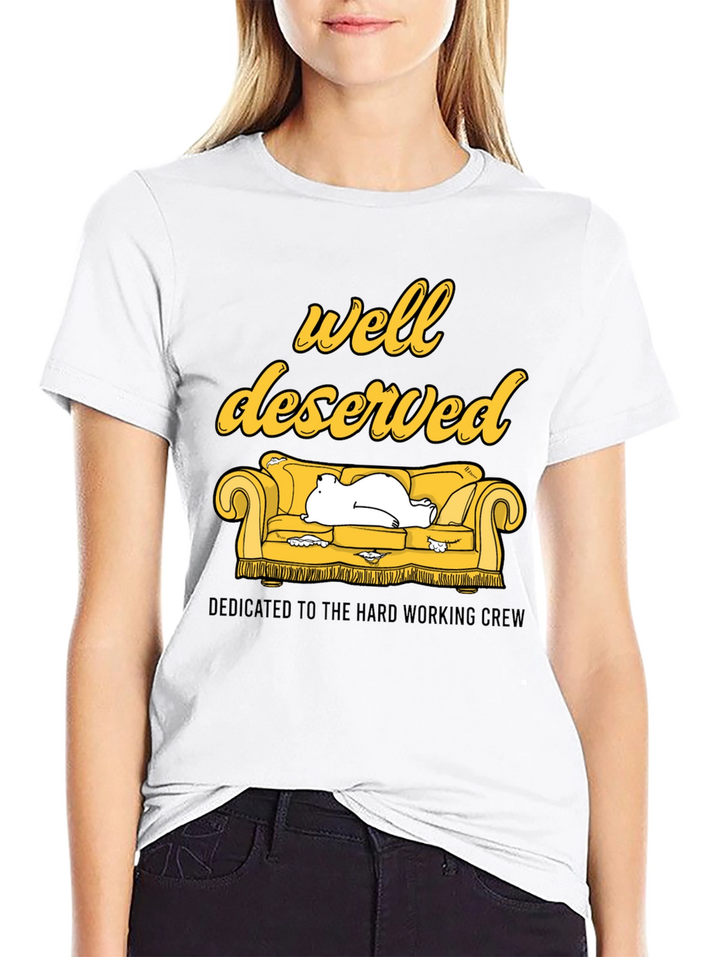 Well Deserved Crew T-Shirt - Comfortable Relaxed Fit