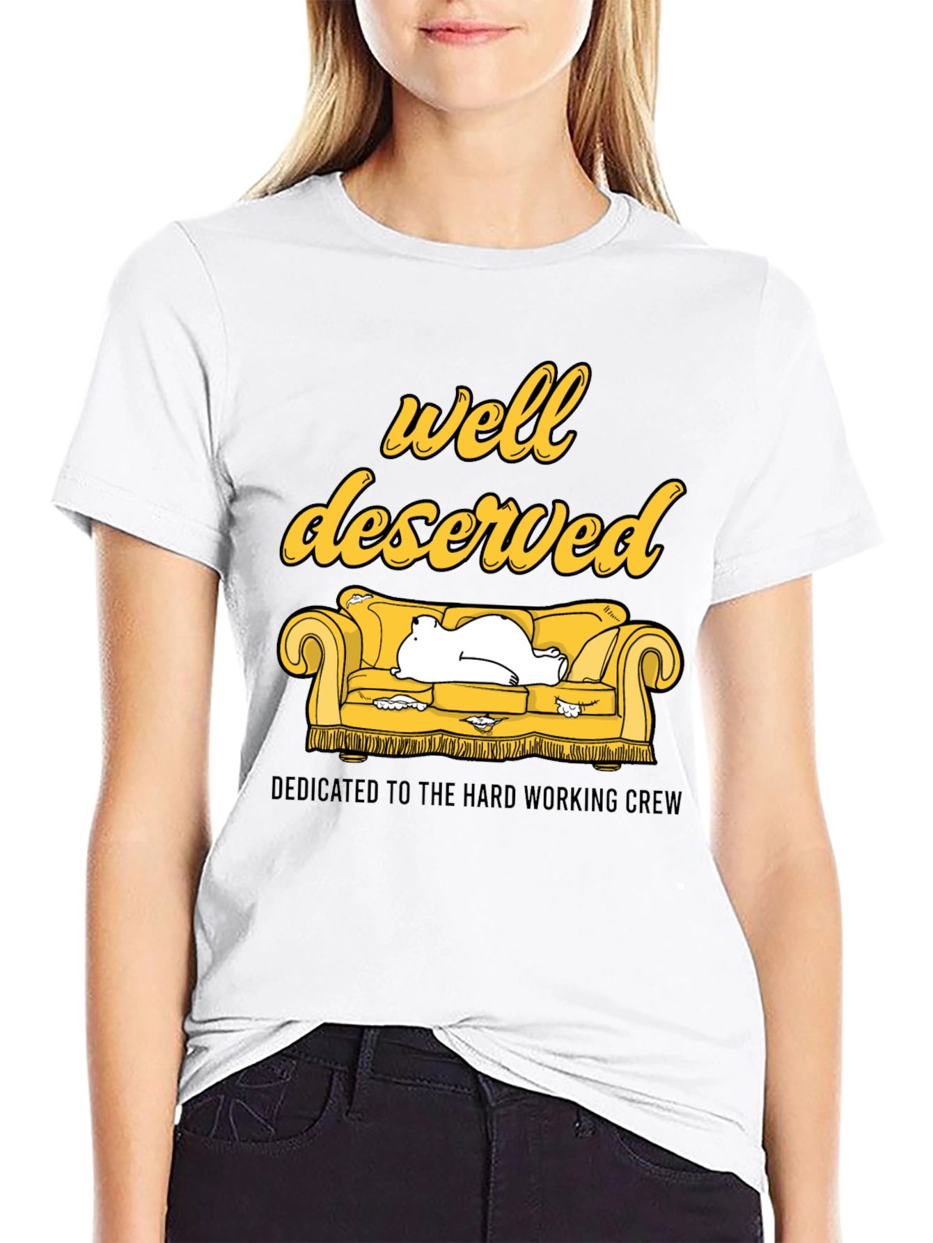 Well Deserved Crew T-Shirt - Comfortable Relaxed Fit