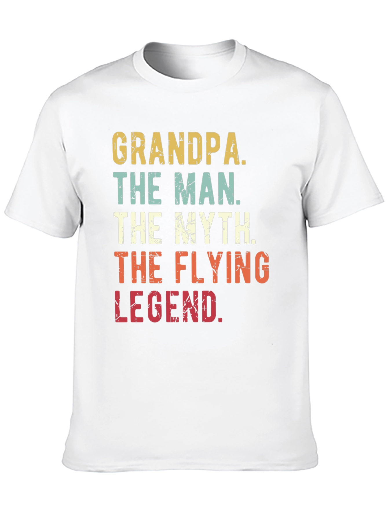 Grandpa The Man The Myth The Flying Legend T-Shirt