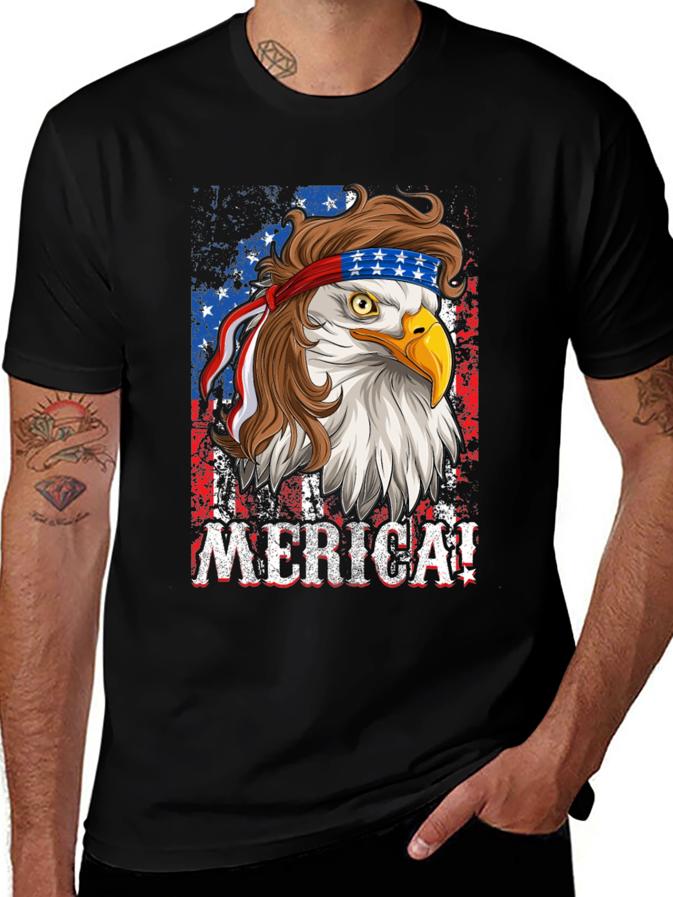 American Eagle T-Shirt: USA Patriotic Pride