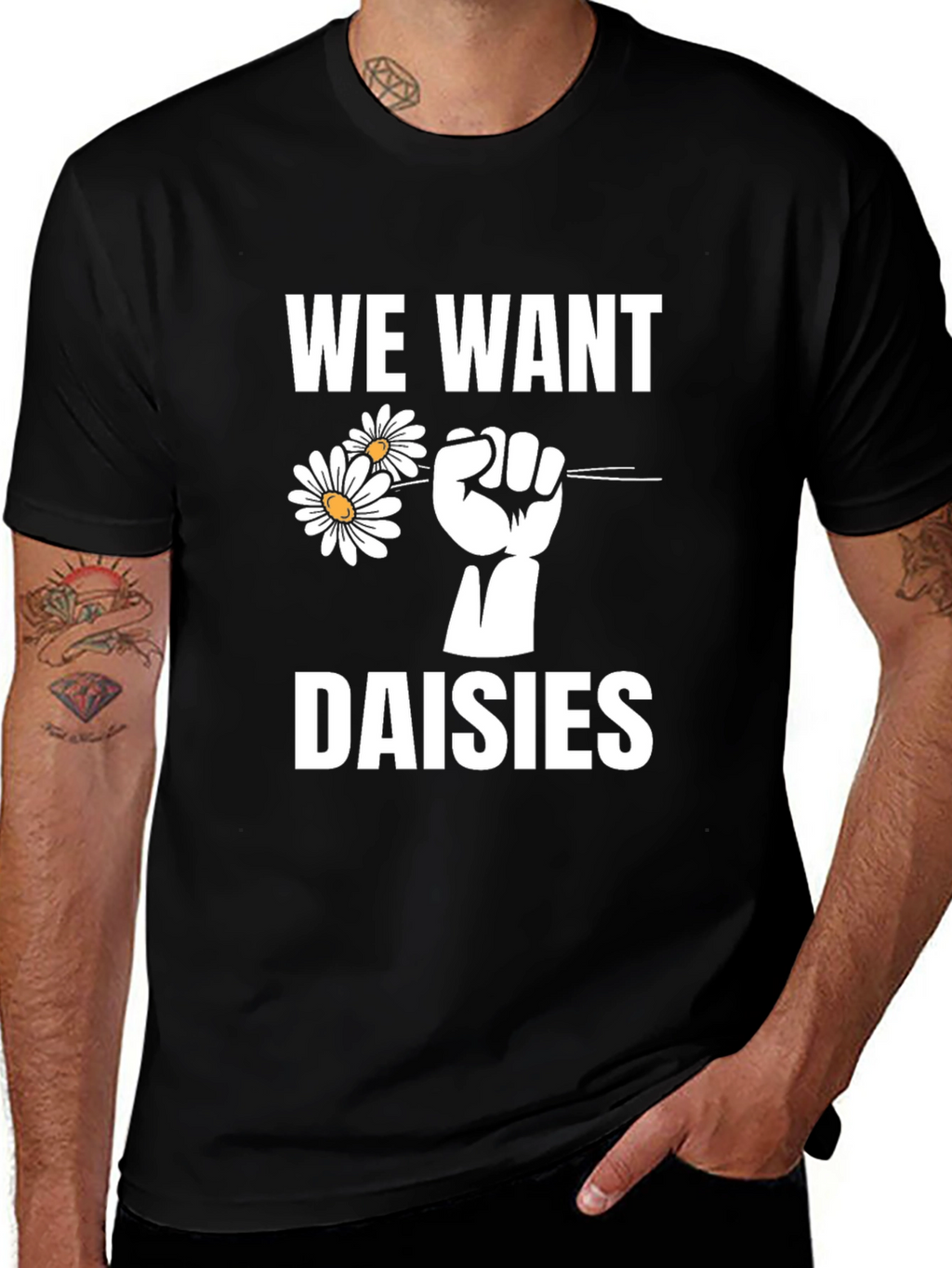 We Want Daisies Graphic T-Shirt