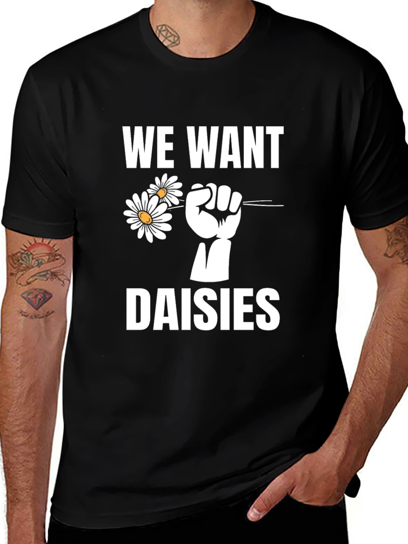 We Want Daisies Graphic T-Shirt
