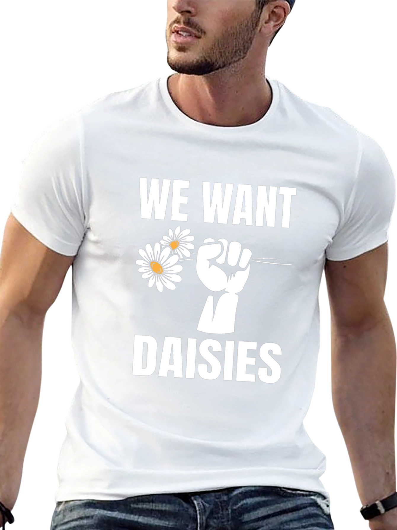 We Want Daisies Graphic T-Shirt