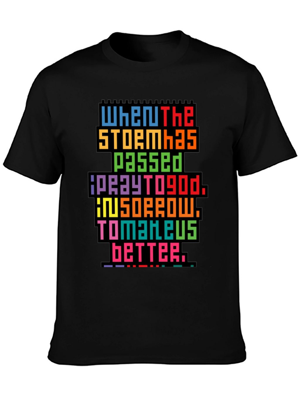 Pixel Art Inspirational Graphic Tee