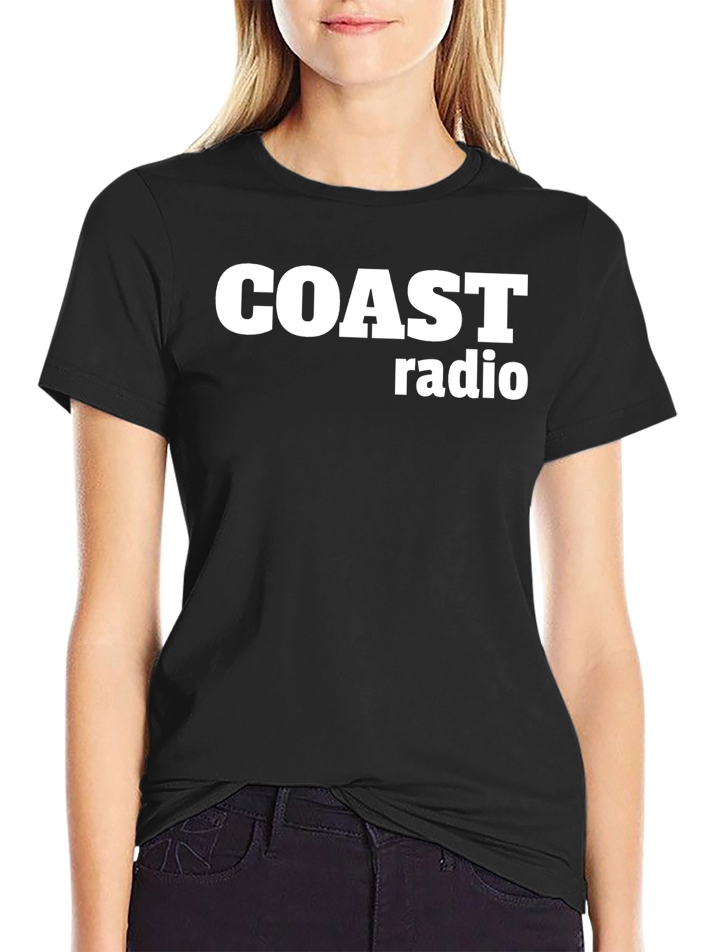 Coast Radio T-Shirt Black Graphic Tee