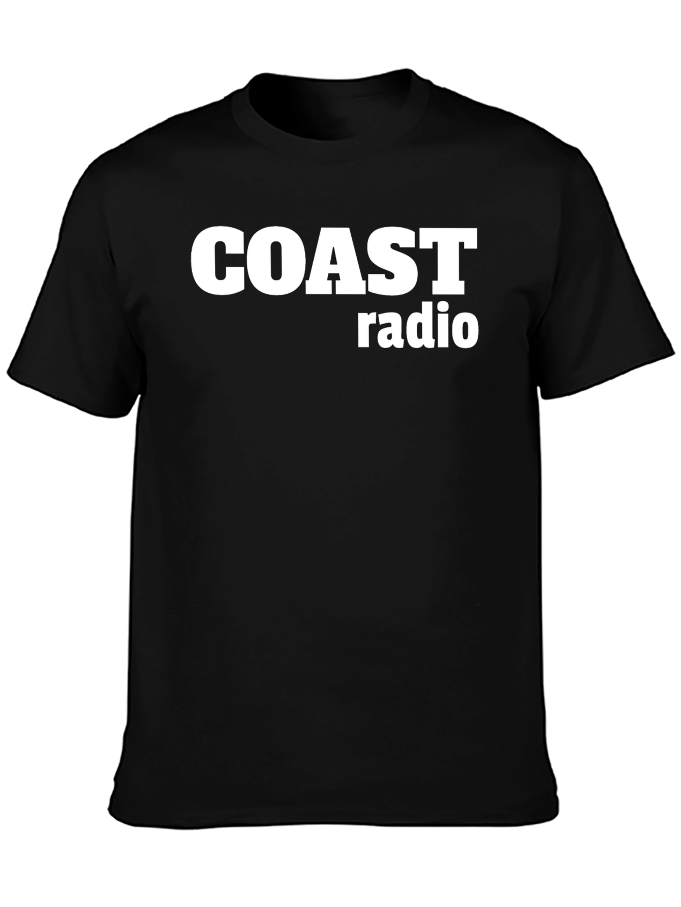 Coast Radio T-Shirt Black Graphic Tee