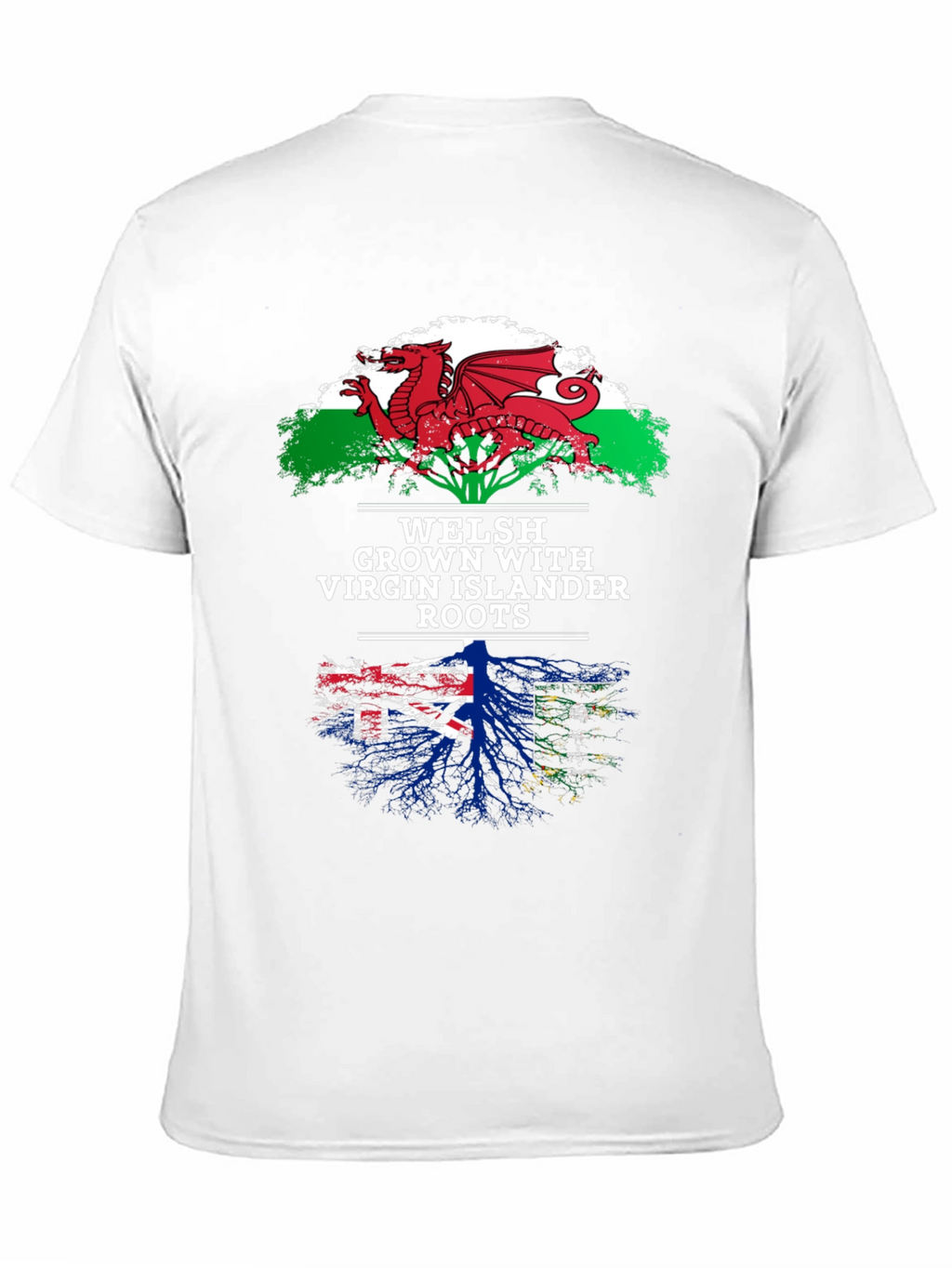 Welsh & Virgin Islander Roots T-Shirt