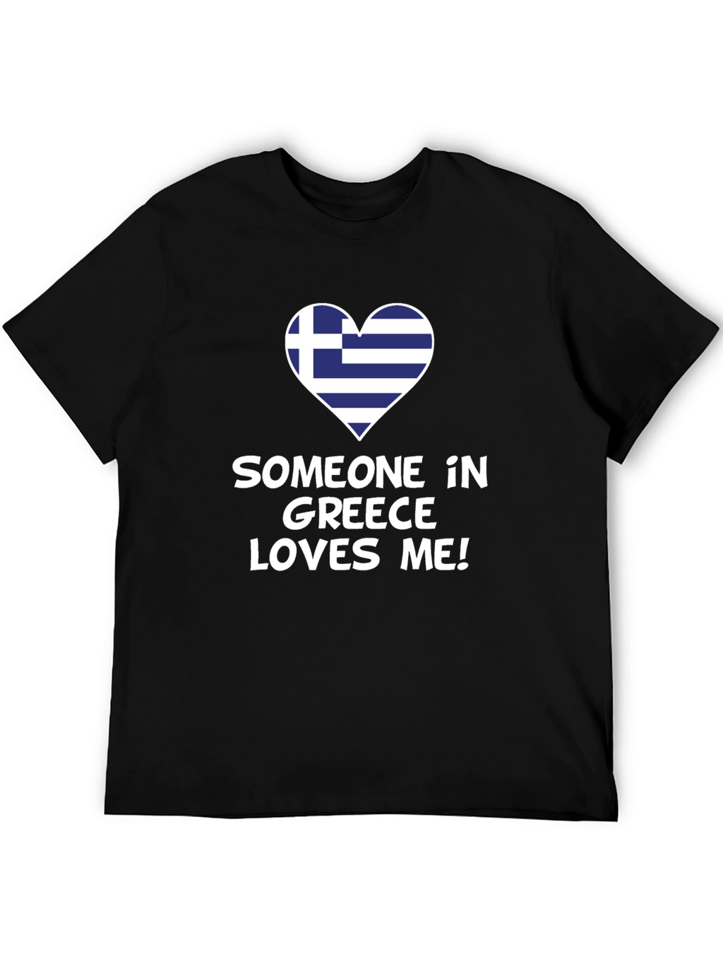 Greece Love Graphic Tee - Novelty T-Shirt