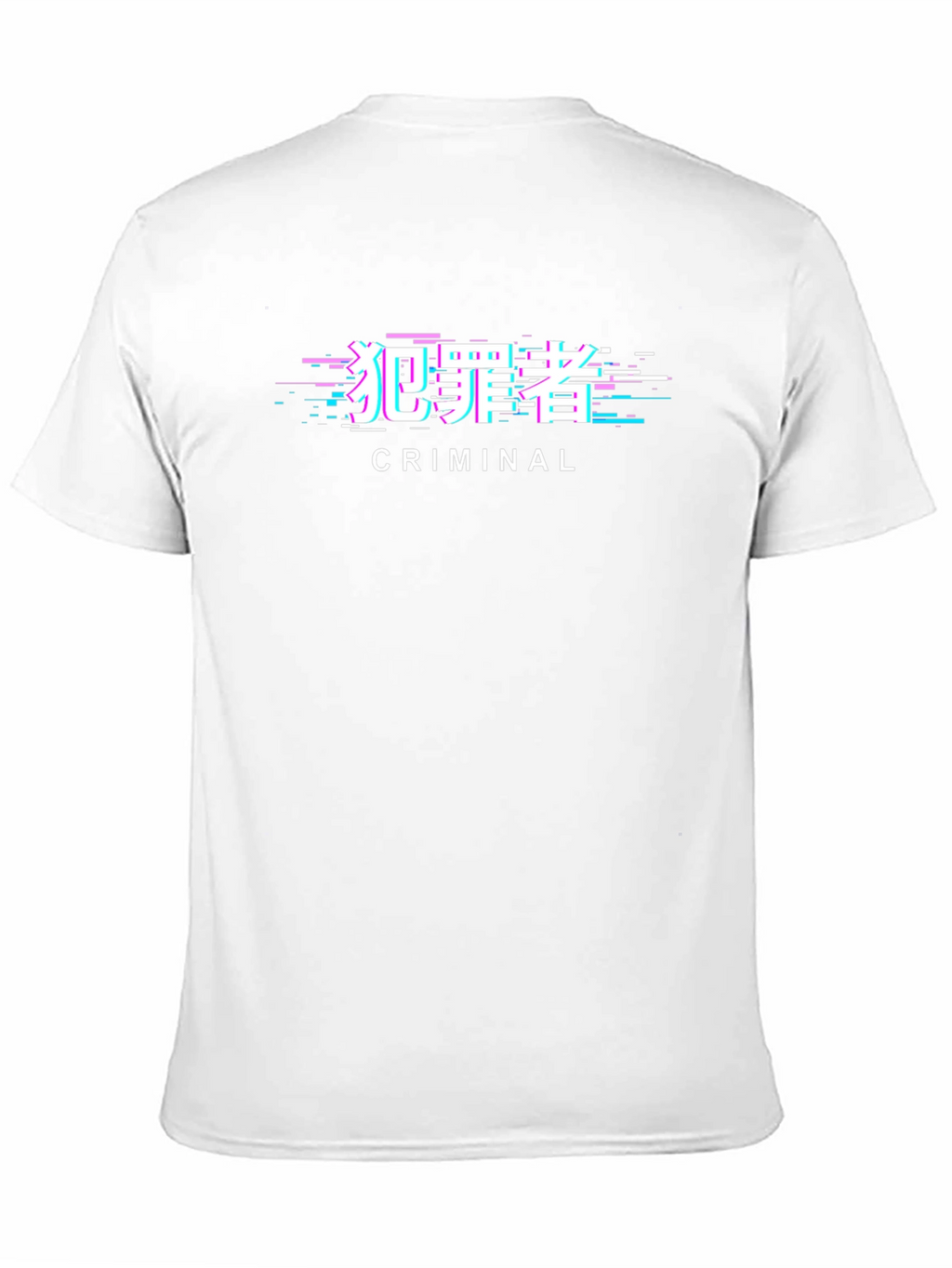 Criminal Glitch Graphic T-Shirt - Black