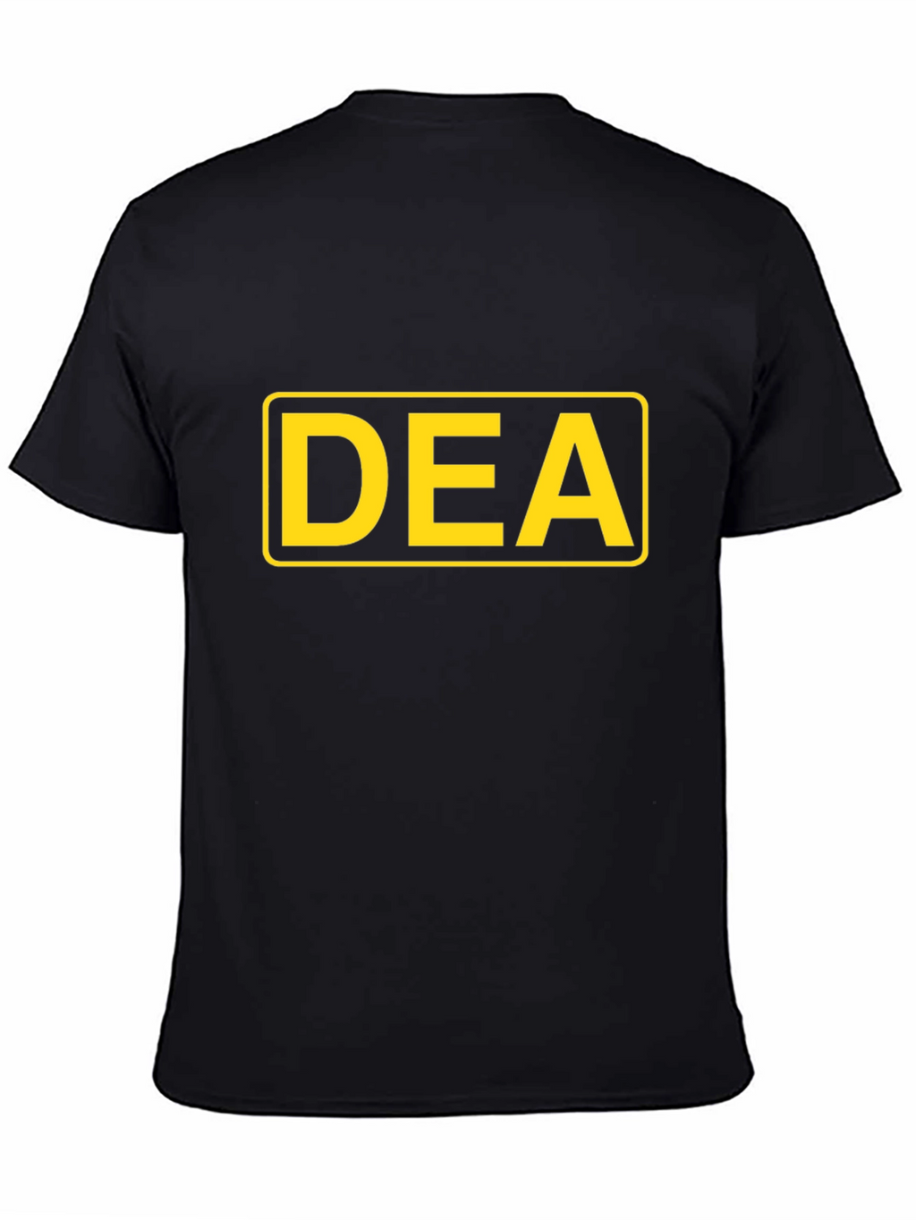 DEA Graphic T-Shirt - Bold Yellow on Black