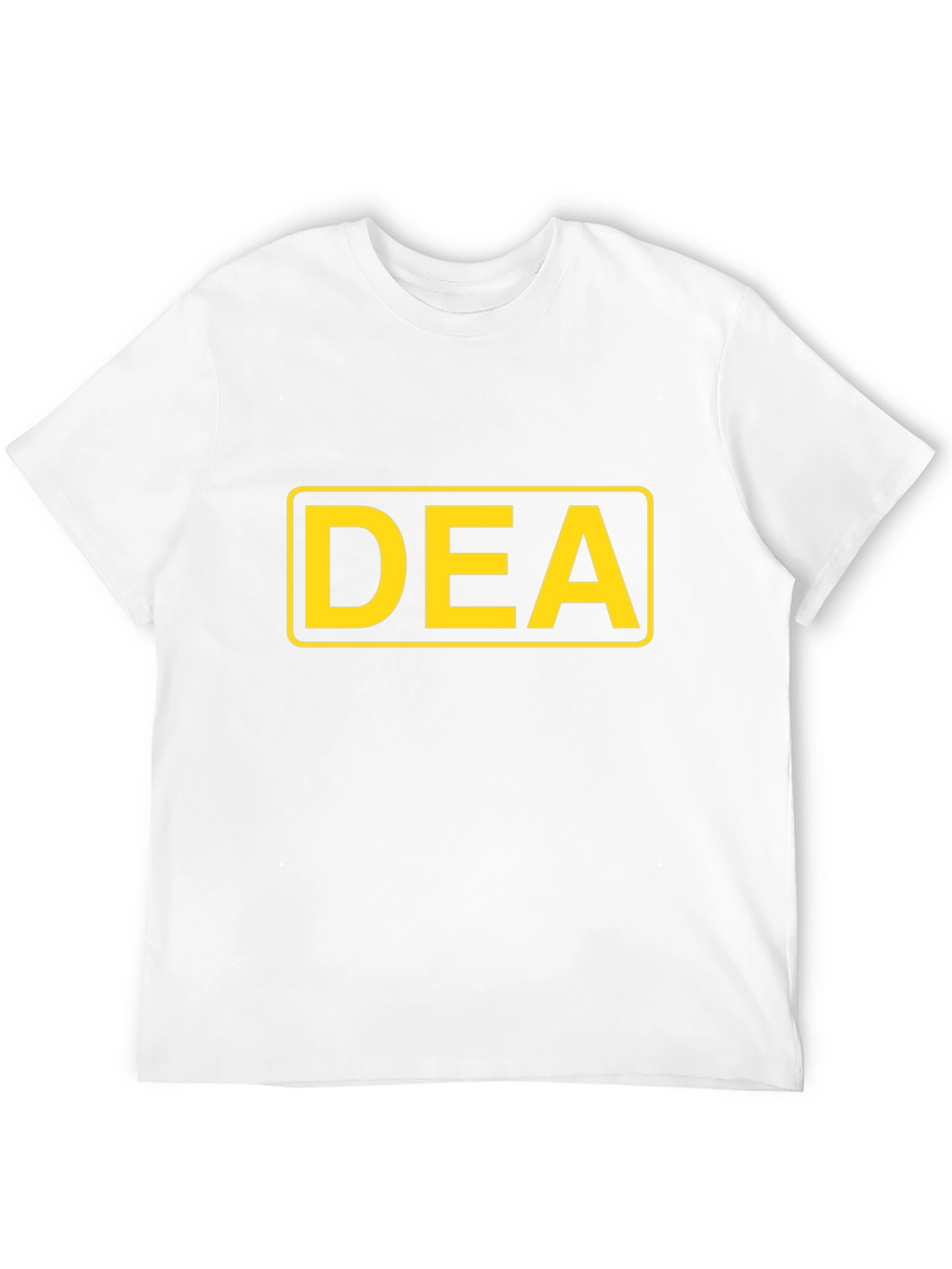 DEA Graphic T-Shirt - Bold Yellow on Black