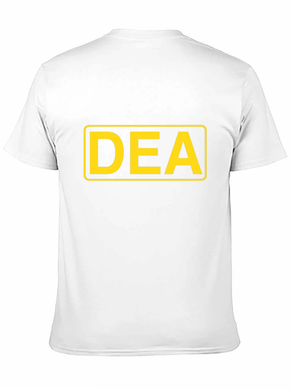 DEA Graphic T-Shirt - Bold Yellow on Black