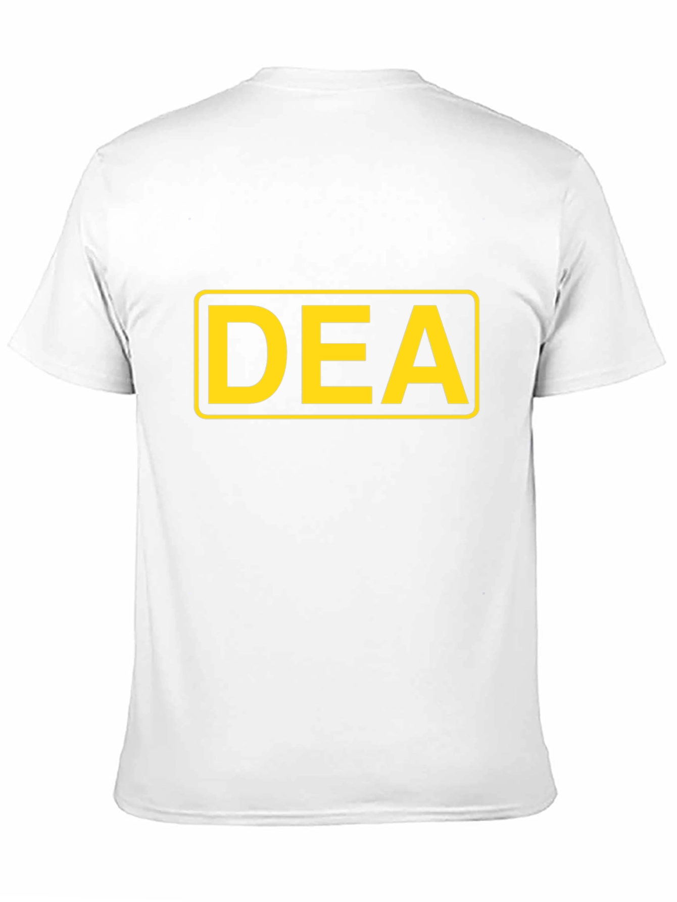 DEA Graphic T-Shirt - Bold Yellow on Black