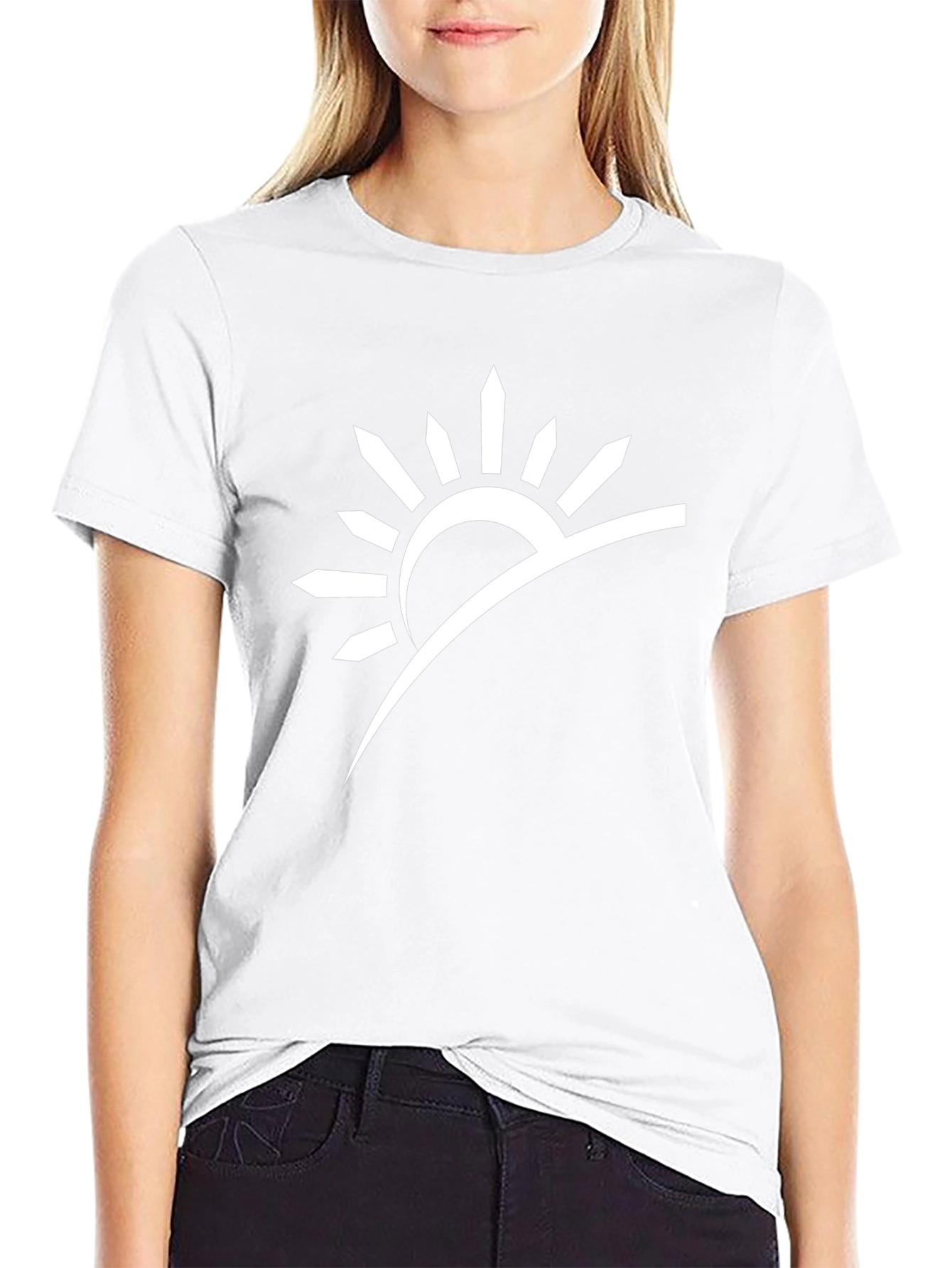 Sunrise Graphic Tee - Modern Black T-Shirt