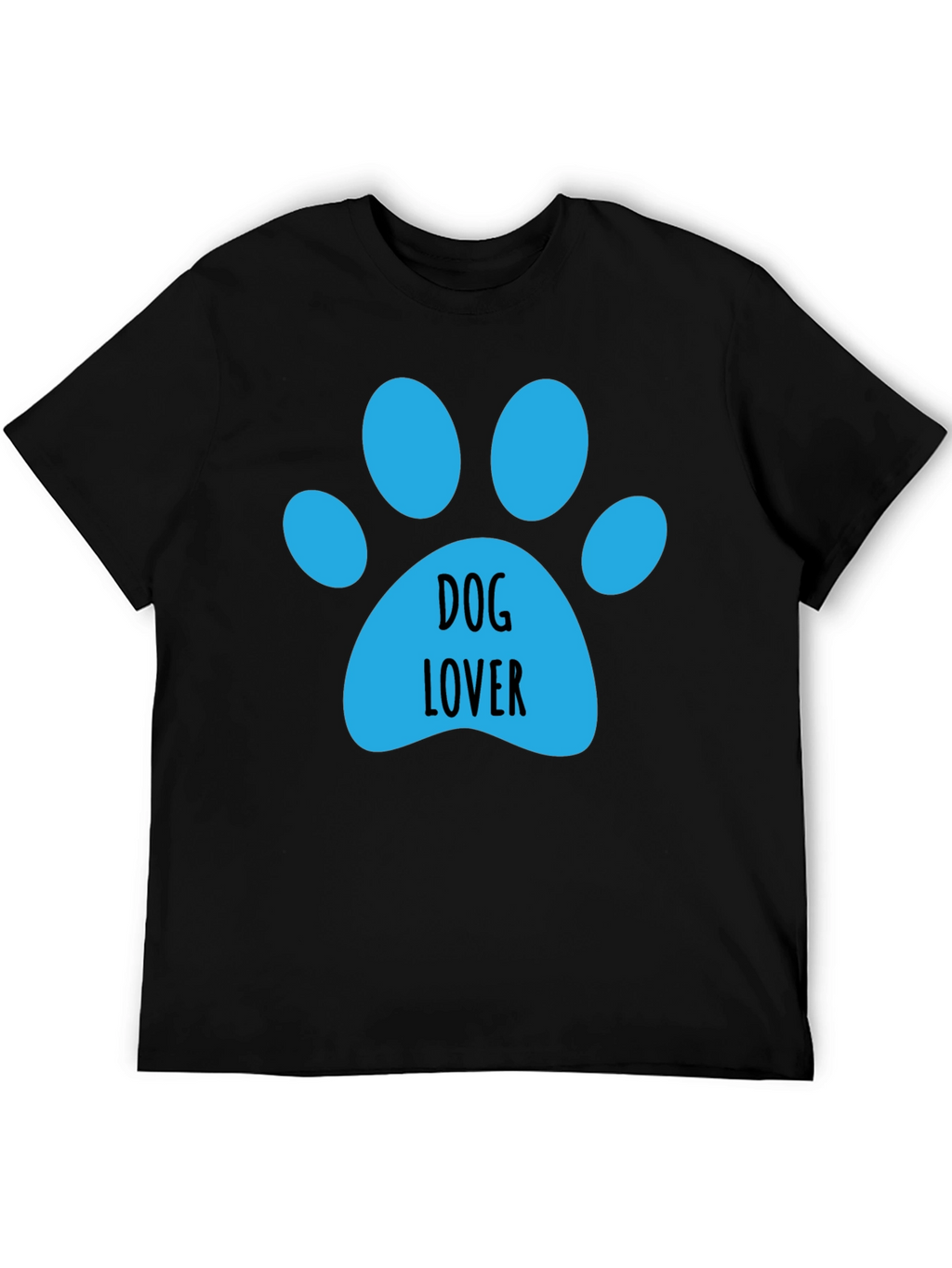 Dog Lover Paw Print Graphic Tee