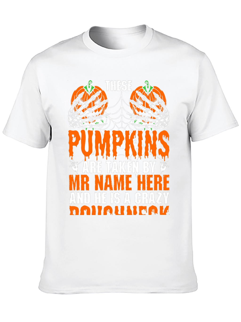 Halloween Pumpkins Personalized T-Shirt